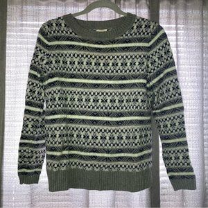 Jcrew fair isle sweater